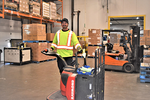 Flanagan Foodservice warehouse employee